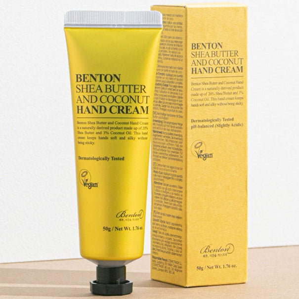 BENTON Shea Butter and Coconut Hand Cream 50ml Available on Seoulbazaar, your online store for trendy korean products.