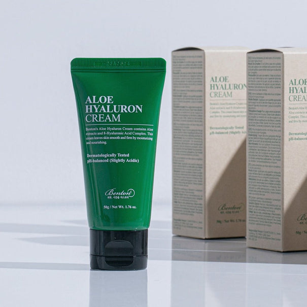 BENTON Aloe Hyaluron Cream 50ml Available on Seoulbazaar, your online store for trendy korean products.