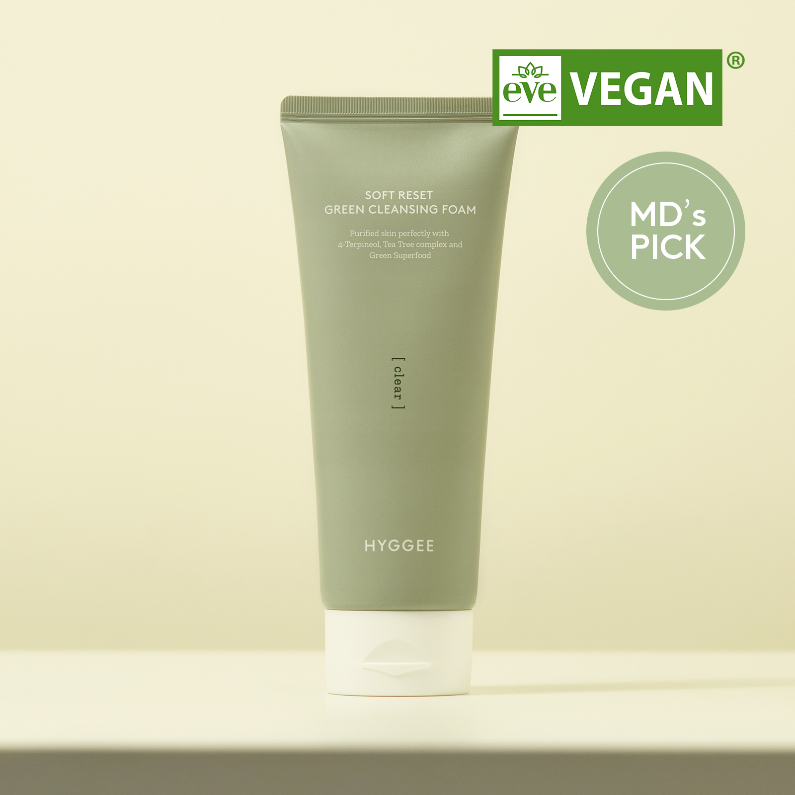 HYGGEE Soft Reset Green Cleansing Foam 150ml Available on Seoulbazaar, your online store for trendy korean products.