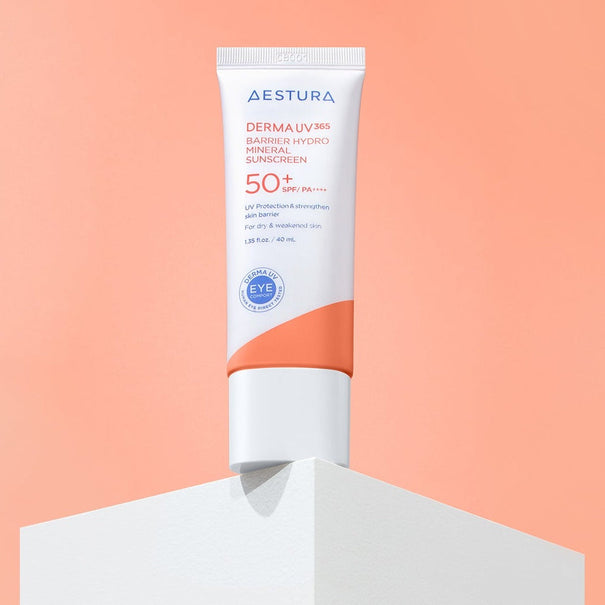 AESTURA Derma UV365 Barrier Hydro Mineral Sunscreen 40ml Available on Seoulbazaar, your online store for trendy korean products.