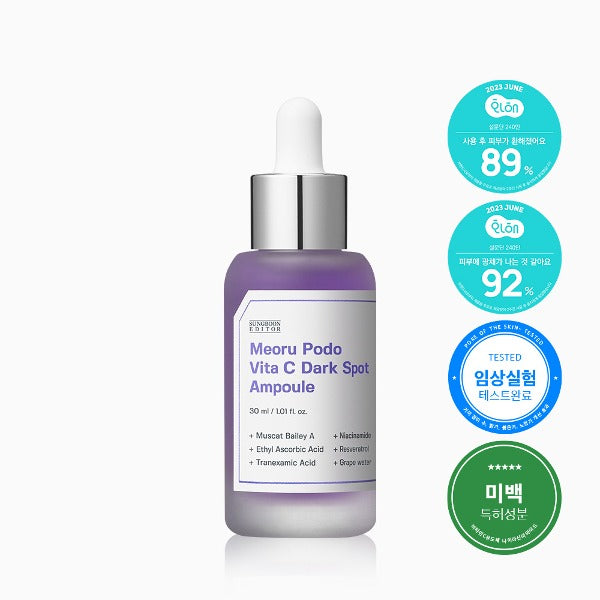 SUNGBOON EDITOR Meoru Podo Vita C Dark Spot Ampoule 30ml Available on Seoulbazaar, your online store for trendy korean products.