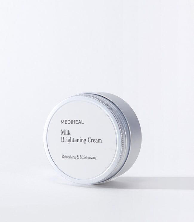 MEDIHEAL Milk Brightening Cream 60ml Available on Seoulbazaar, your online store for trendy korean products.