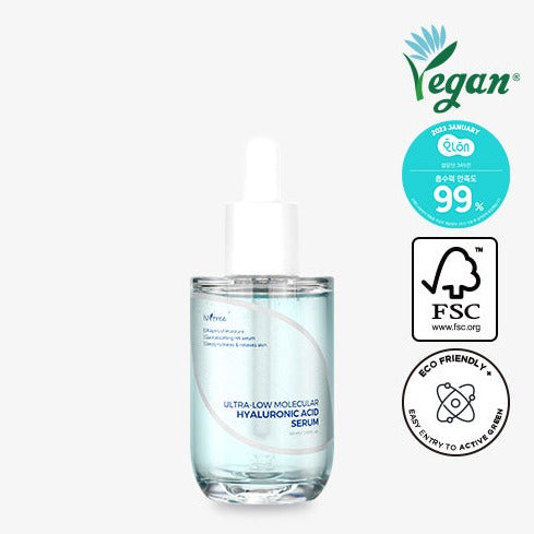 ISNTREE Ultra-Low Molecular Hyaluronic Acid Serum 50ml Available on Seoulbazaar, your online store for trendy korean products.