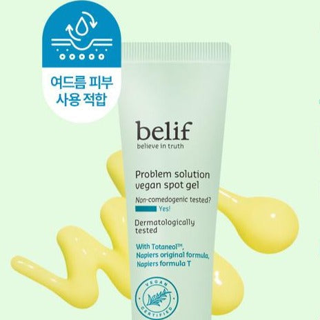 BELIEF Problem Solution Vegan Spot Gel 15ml Available on Seoulbazaar, your online store for trendy korean products.