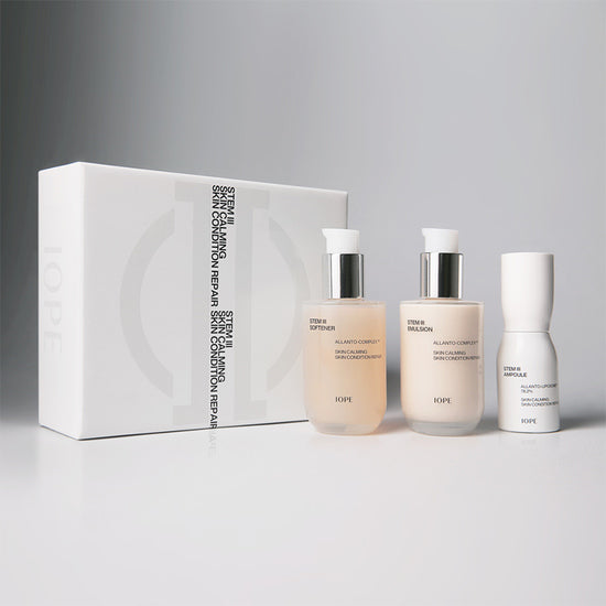 IOPE Stem III Signiture Set (Softener, Emulsion, Ampoule) | Kool Seoul