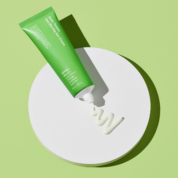 SUNGBOON EDITOR Green Tomato Pore Blurring Sun Cream 50g Available on Seoulbazaar, your online store for trendy korean products.