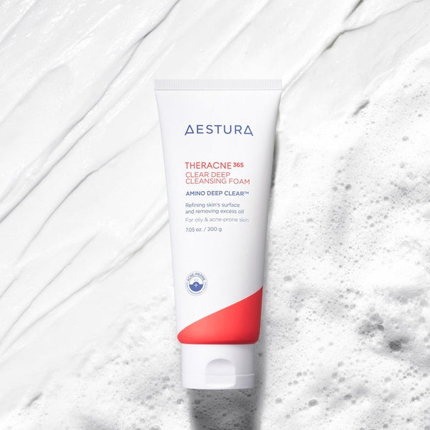 AESTURA Theracne 365 Clear Deep Cleansing Foam 200ml Available on Seoulbazaar, your online store for trendy korean products.