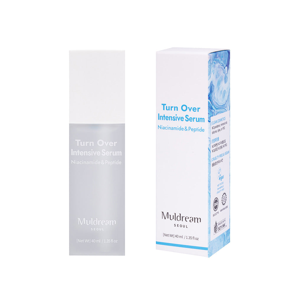 MULDREAM Turn Over Intensive Serum Niacinamide&Peptide 40ml Available on Seoulbazaar, your online store for trendy korean products.