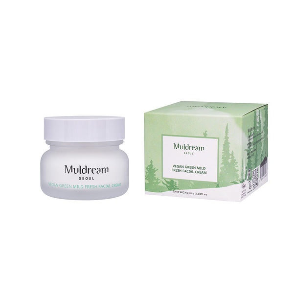 MULDREAM Vegan Green Mild Fresh Cream 60ml Available on Seoulbazaar, your online store for trendy korean products.