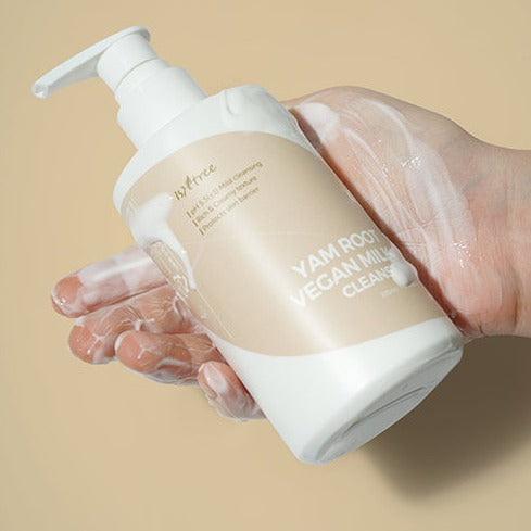 ISNTREE Yam Root Vegan Milk Cleanser 220ml Available on Seoulbazaar, your online store for trendy korean products.