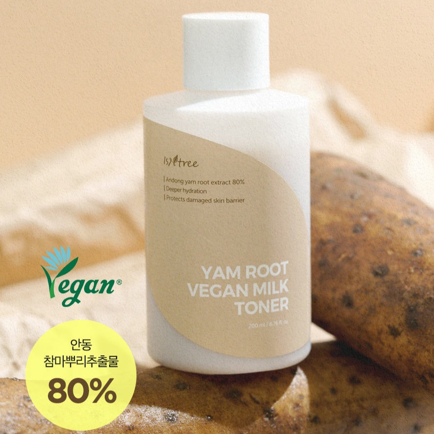 ISNTREE Yam Root Vegan Milk Toner 200ml Available on Seoulbazaar, your online store for trendy korean products.